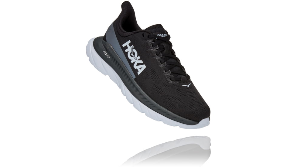 Hoka Mach 4 Road Running Shoes - Womens, Black / Dark Shadow, 11B, 1113529-BDSD-11B