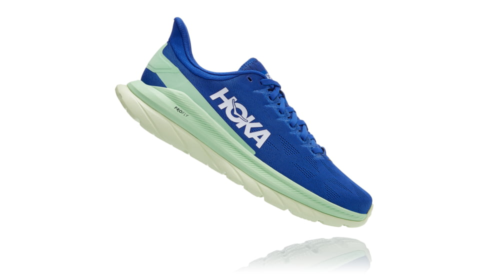 Hoka Mach 4 Shoes - Mens, Dazzling Blue/Green Ash, 11.5D, 1113528-DBGA-11.5D