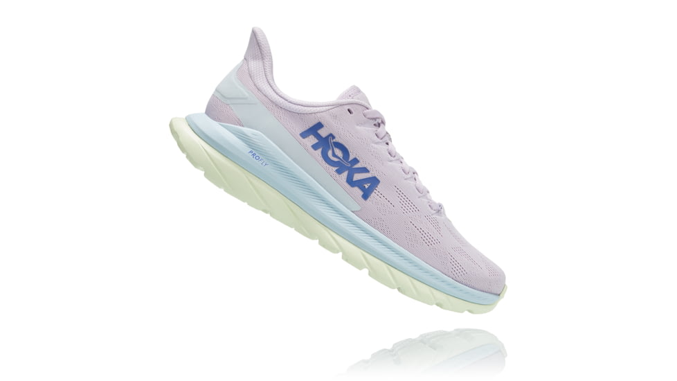 Hoka Mach 4 Shoes - Womens, Orchid Hush/Iris Bloom, 10B, 1113529-OHIB-10B