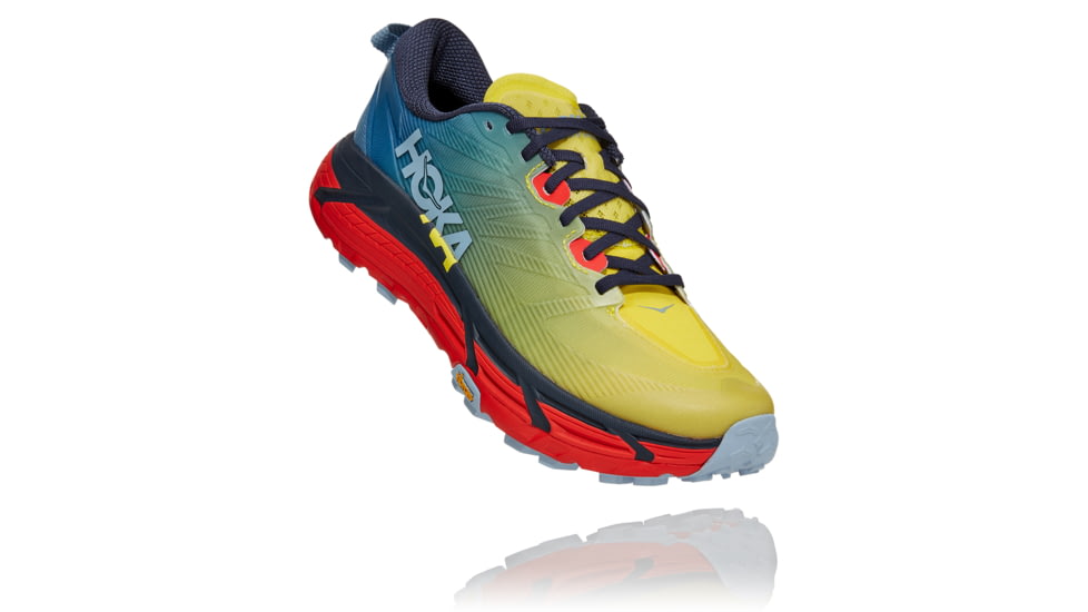Hoka Mafate Speed 3 Trail Running Shoes - Men's, Provincial Blue/Fiesta, 9.5, D, 1113530-PBFS-09.5D