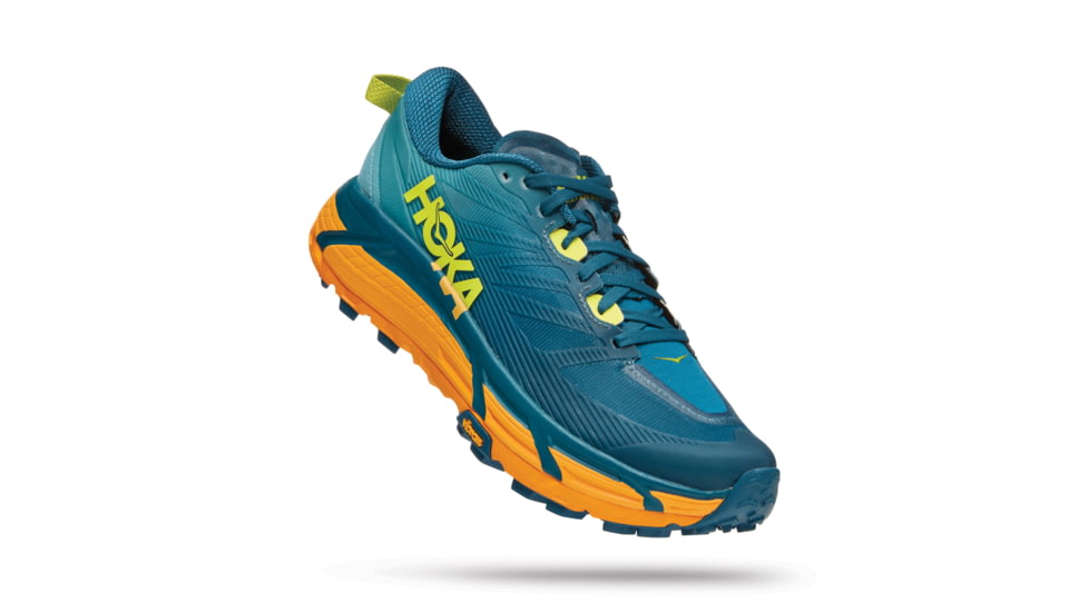 Hoka Mafate Speed 3 Trail Running Shoes - Men's, Coastal Shade / Radiant Yellow, 13D, 1113530-CSRY-13D
