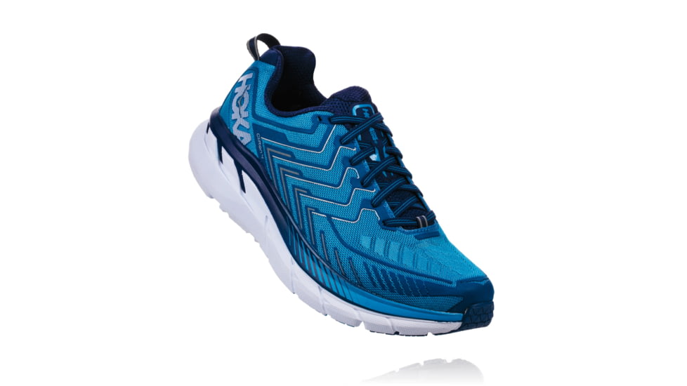 Hoka Men's Clifton 4 Road Running Shoe, Diva Blue/True Blue, 7 US, 1016723-DBTBL-7