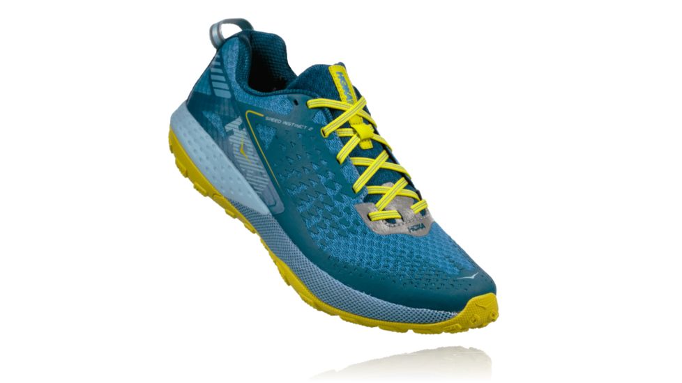 Hoka Men's Speedgoat 2 Trail Running Shoe, Midnight/Niagara, 7 US, 1016795-MTNG-7