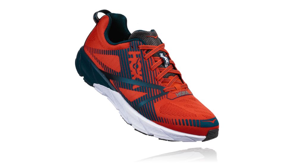 Hoka Men's Tracer 2 Road Running Shoe, Tangerine Tango/Blackened Pearl, 7 US, 1016786-TTBPR-7