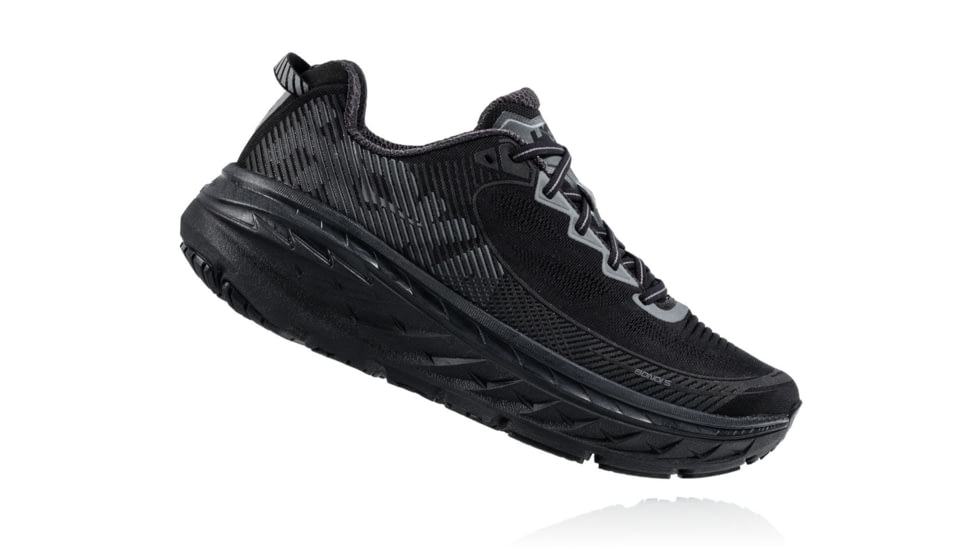 Hoka Mens Bondi 5 Road Running Shoe, Black/Anthracite, 7 US, 1014757-BANT-7