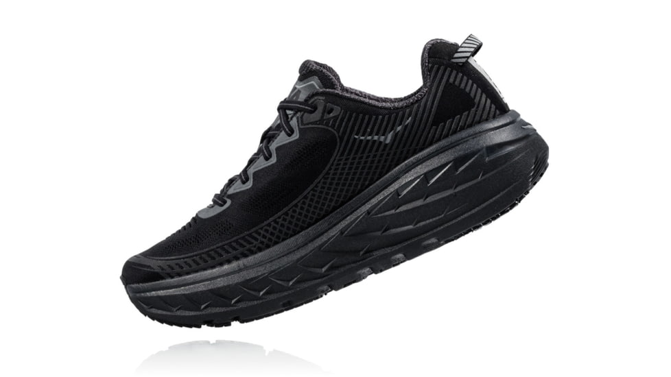 Hoka Mens Bondi 5 Road Running Shoe, Black/Anthracite, 7 US, 1014757-BANT-7