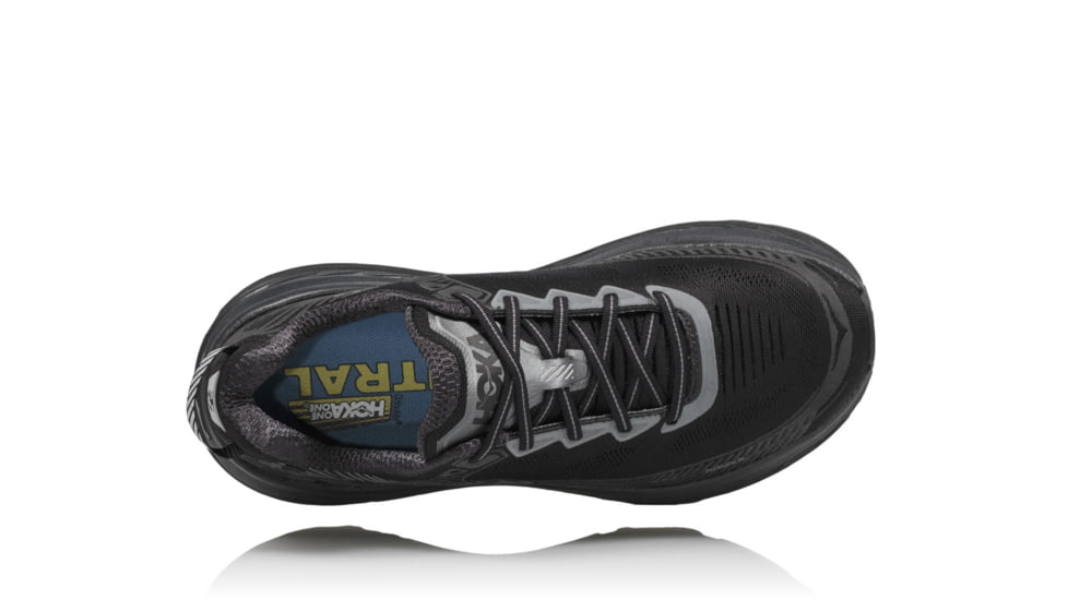 Hoka Mens Bondi 5 Road Running Shoe, Black/Anthracite, 7 US, 1014757-BANT-7