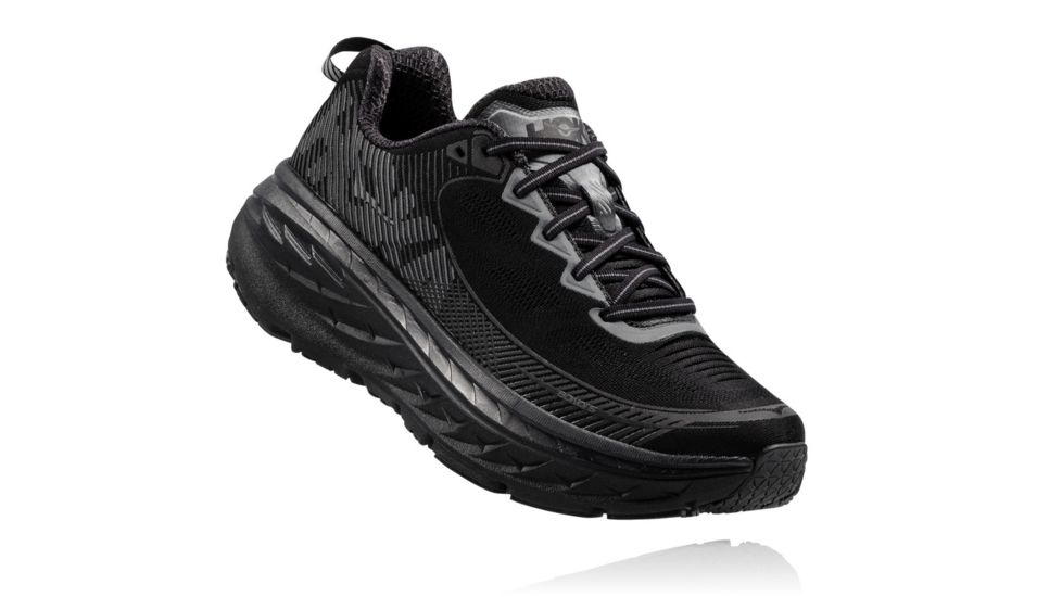 Hoka Mens Bondi 5 Road Running Shoe, Black/Anthracite, 7 US, 1014757-BANT-7