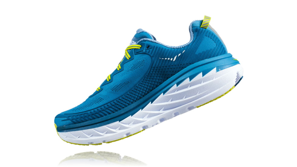 Hoka Mens Bondi 5 Road Running Shoe, Niagara/Midnight, 7 US, 1014757-NMDN-7