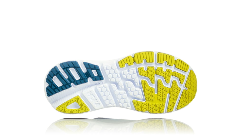 Hoka Mens Bondi 5 Road Running Shoe, Niagara/Midnight, 7 US, 1014757-NMDN-7