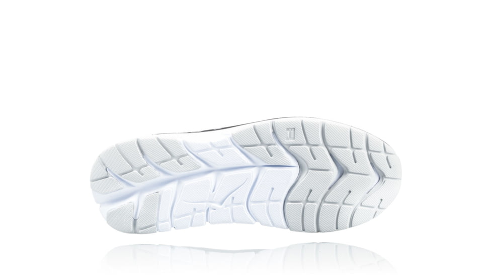 Hoka Mens Cavu Running Shoe, Black/White, 8 US, 1019281-BWHT-8