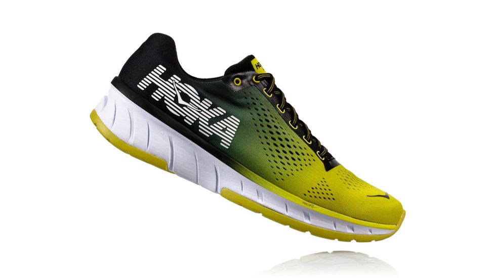 Hoka Mens Cavu Running Shoe, Sulphur Spring/Anthracite, 8 US, 1019281-SSAN-8