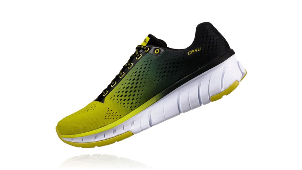 Hoka Mens Cavu Running Shoe, Sulphur Spring/Anthracite, 8 US, 1019281-SSAN-8