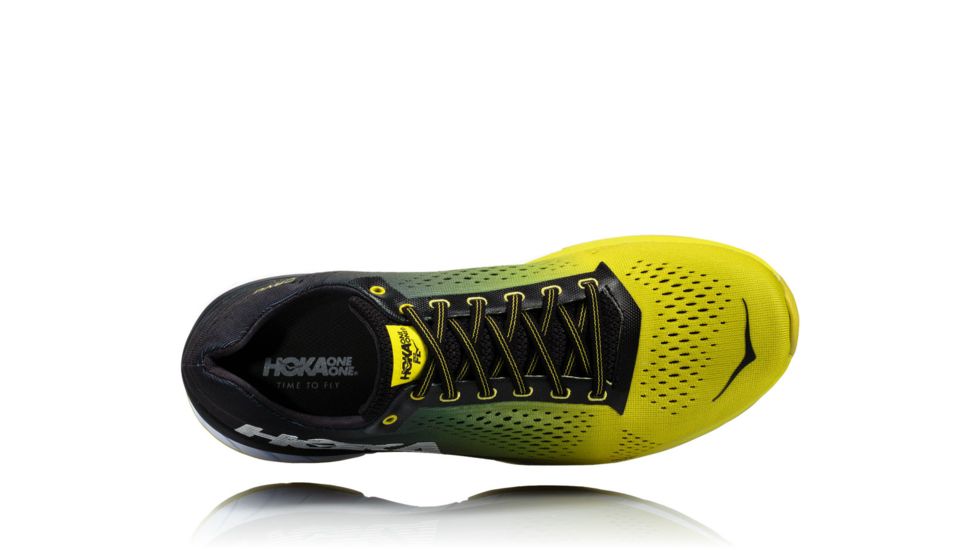 Hoka Mens Cavu Running Shoe, Sulphur Spring/Anthracite, 8 US, 1019281-SSAN-8