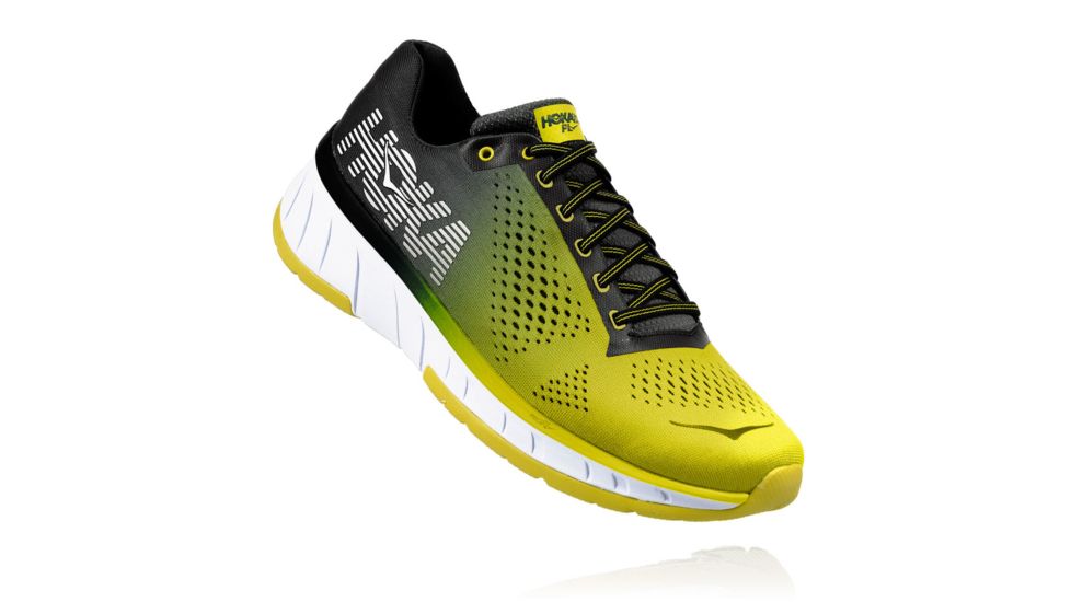 Hoka Mens Cavu Running Shoe, Sulphur Spring/Anthracite, 8 US, 1019281-SSAN-8