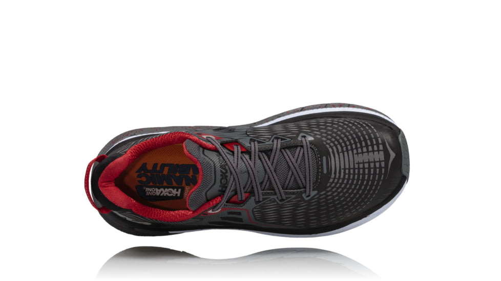 Hoka Mens Gaviota Road Running Shoe, Black/Formula One, 12.5 US, 1016301-BFON-12.5