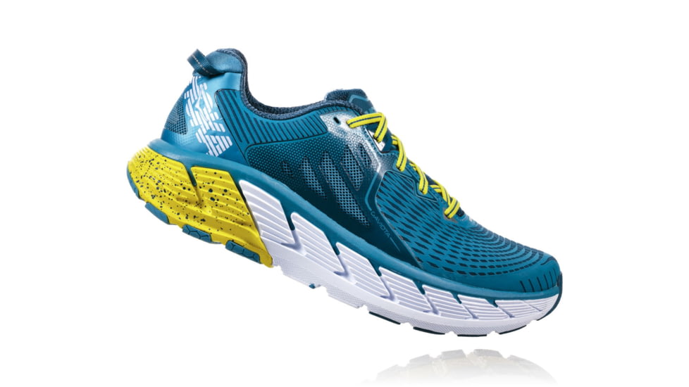 Hoka Mens Gaviota Road Running Shoe, Niagara/Midnight, 7.5 US, 1016301-NMDN-7.5