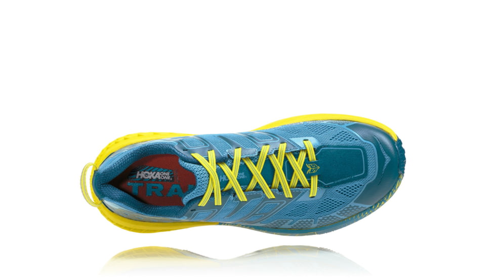 Hoka Mens Speedgoat 2 Trail Running Shoe, Midnight/Niagara, 14 US, 1016795-MTNG-14