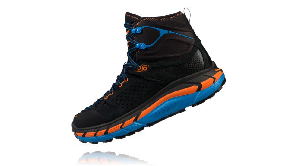 Hoka Mens Tor Ultra Hi WP Hiking Shoe, Anthracite/Orange Clown Fish, 7 US, 1008334-AOCF-7