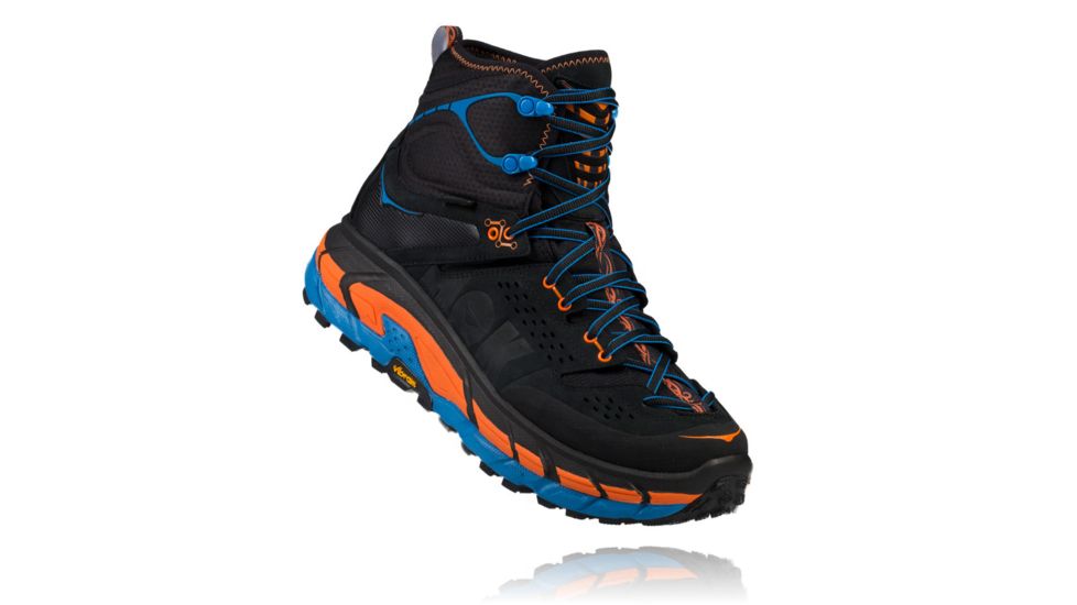 Hoka Mens Tor Ultra Hi WP Hiking Shoe, Anthracite/Orange Clown Fish, 7 US, 1008334-AOCF-7