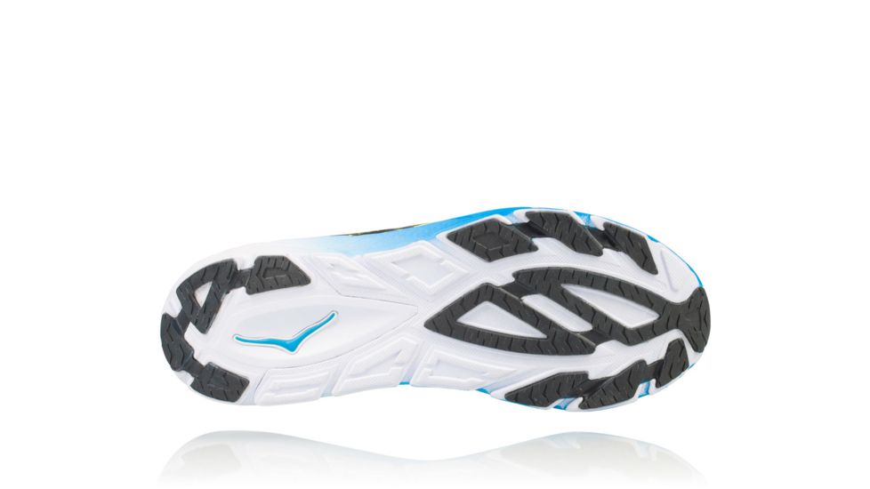 Hoka Mens Tracer 2 Road Running Shoe, Citrus/Cyan, 7 US, 1016786-CCYN-7