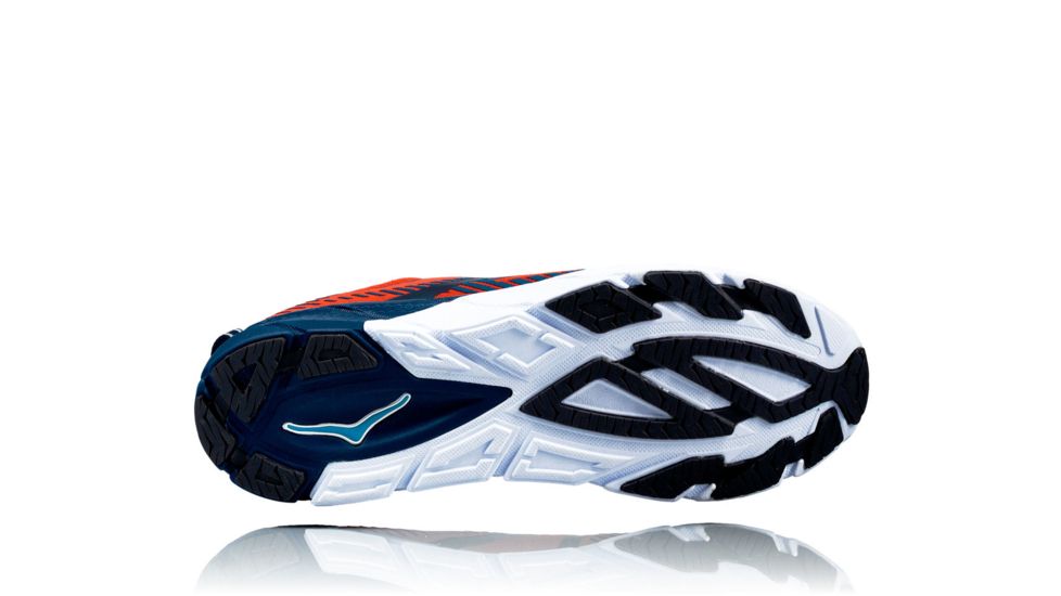 Hoka Mens Tracer 2 Road Running Shoe, Tangerine Tango/Blackened Pearl, 7 US, 1016786-TTBPR-7