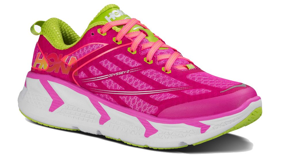 Odyssey 2 Road Running Shoe - Womens-Fushia/Coral-Medium-9.5
