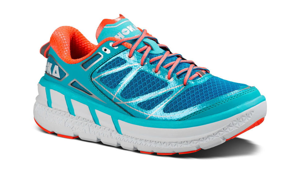 Hoka Odyssey Road Running Shoe - Women's-Blue/Coral-Medium-6 US