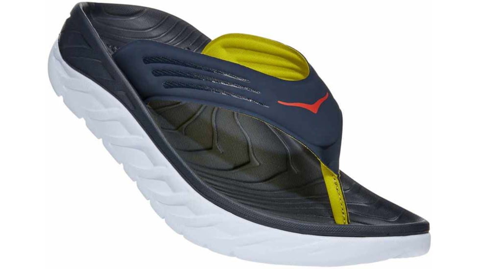 Hoka Ora Recovery Flip Shoes - Men's, Ombre Blue/Fiesta, 9, 1099675-OBFS-09