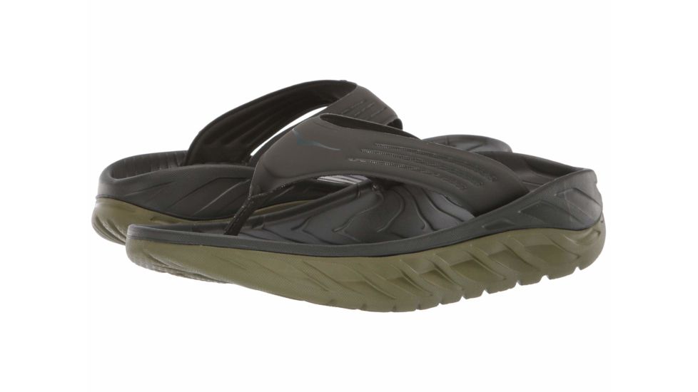 Hoka Ora Recovery Flip Running Shoe - Mens, Forest Night / Mayfly, Medium, 7, 1099675-FNMF-07