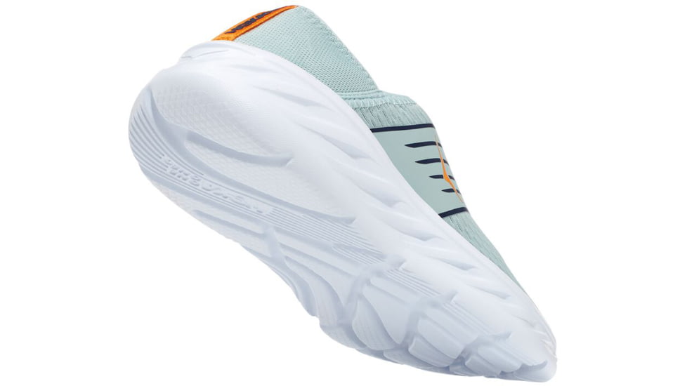 Hoka Ora Recovery Road Running Shoes - Womens, Blue Haze/Bright Marigold, 7 US, Medium, 1099678-BHBM-07