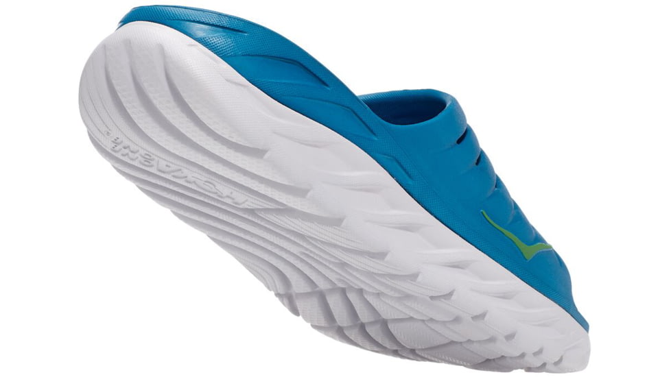 Hoka Ora Recovery Slide Road Running Shoes - Mens, Blue Sapphire/Greenbriar, 11 US, Medium, 1099673-BSGB-11