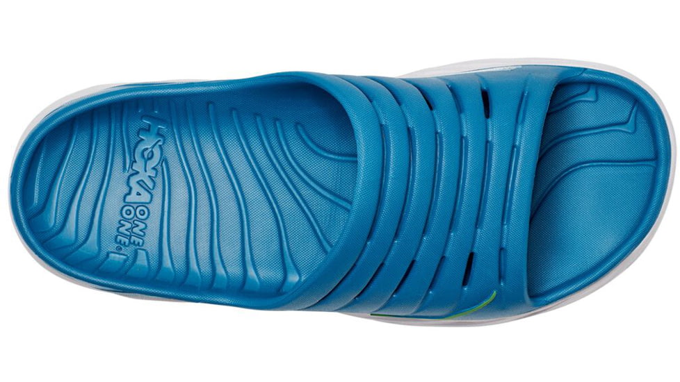 Hoka Ora Recovery Slide Road Running Shoes - Mens, Blue Sapphire/Greenbriar, 11 US, Medium, 1099673-BSGB-11