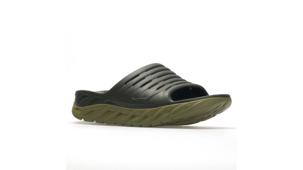 Hoka Ora Recovery Slide Running Shoe - Mens, Forest Night / Mayfly, Medium, 7, 1099673-FNMF-07