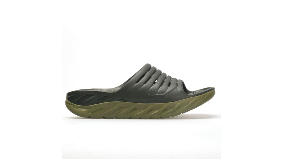 Hoka Ora Recovery Slide Running Shoe - Mens, Forest Night / Mayfly, Medium, 7, 1099673-FNMF-07