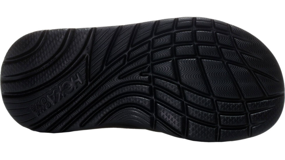 Hoka Ora Recovery Slide Shoes - Mens, Black/Black, 7, 1099673-BBLC-07