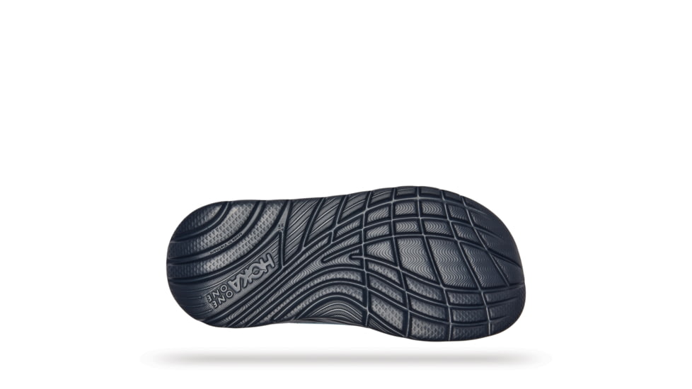 Hoka Ora Recovery Slide Shoes - Mens, Blue Coral / Butterfly, 10, 1099673-BCBT-10