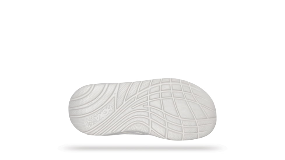 Hoka Ora Recovery Slide Shoes - Mens, Lunar Rock / Radiant Yellow, 9, 1099673-LRRY-09