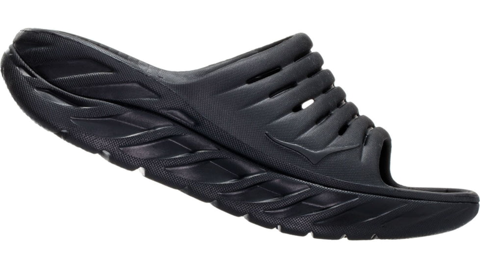 Hoka Ora Recovery Slide Shoes - Womens, Black/Black, 5, 1099674-BBLC-05