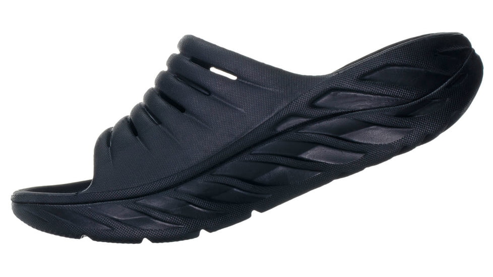 Hoka Ora Recovery Slide Shoes - Womens, Black/Black, 5, 1099674-BBLC-05