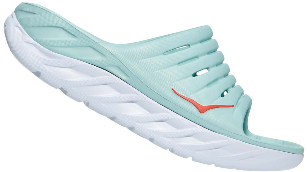 Hoka Ora Recovery Slide - Womens, Eggshell Blue/White, 5, 1099674-EBWH-05