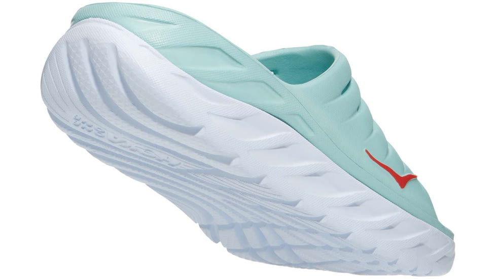 Hoka Ora Recovery Slide - Womens, Eggshell Blue/White, 5, 1099674-EBWH-05