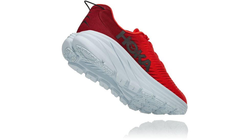 Hoka Rincon 3 Road Running Shoes - Mens, Rhubarb/Fiesta, 10, D, 1119395-RFST-10D