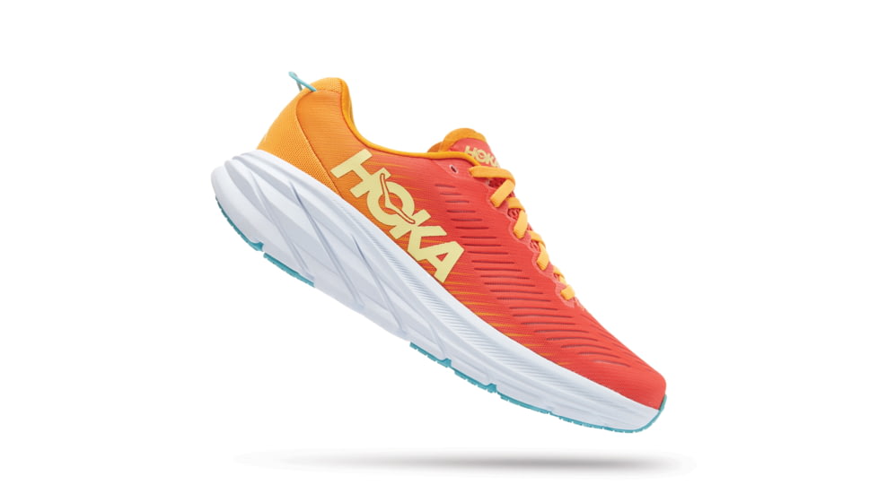 Hoka Rincon 3 Road Running Shoes - Womens, Camellia / Radiant Yellow, 6B, 1119396-CRYW-06B