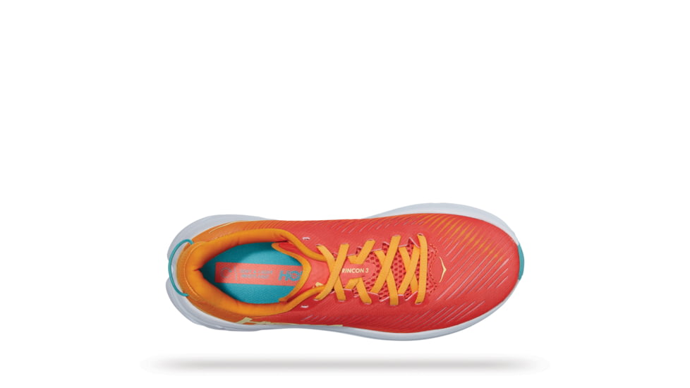 Hoka Rincon 3 Road Running Shoes - Womens, Camellia / Radiant Yellow, 6B, 1119396-CRYW-06B
