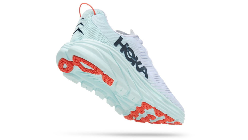Hoka Rincon 3 Road Running Shoes - Womens, White / Blue Glass, 7.5B, 1119396-WBGL-07.5B