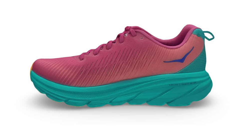 Hoka Rincon 3 Shoes - Womens, Phlox Pink/Atlantis, 8B, 1119396-PPAT-08B