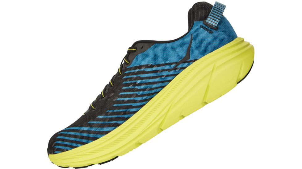 Hoka Rincon Road Running Shoes - Mens, Black/Citrus, 8 US, 1102874-BCTRS-8