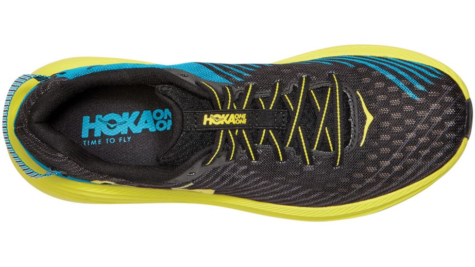 Hoka Rincon Road Running Shoes - Mens, Black/Citrus, 8 US, 1102874-BCTRS-8
