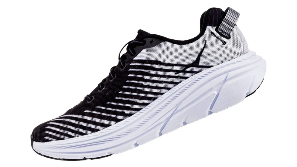 Hoka Rincon Running Shoes - Mens, Black / White, Medium, 9, 1102874-BWHT-09